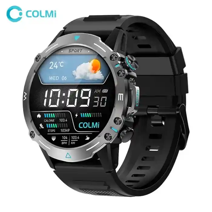 COLMI M42 AMOLED Always on Display Bluetooth Calling Military Grade Toughness Sports Modes Smart Watch